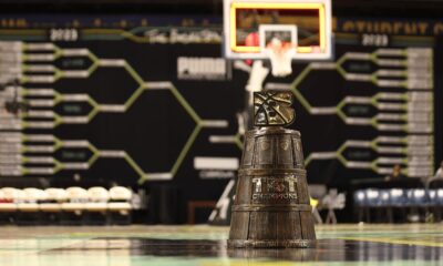 Picture of the trophy for The Basketball Tournament